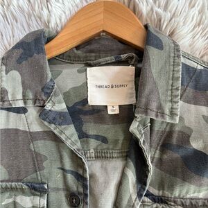 Thread & Supply Camouflage Jacket